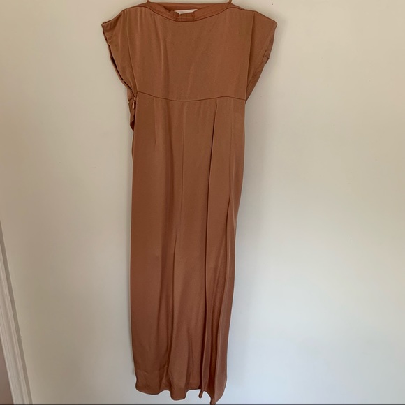 A.L.C. Roya Twist Waist Strapless Dress, in Rose - Picture 7 of 16